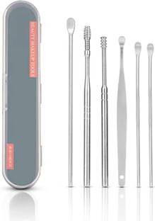 Leplion 6 Pcs Ear Wax Cleaner, Ear Pick Earwax Removal Kit, Ear Cleansing Tool Set