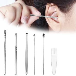 Manogyam Reusable Ear Wax Cleaner Tool Set with Storage Box -Ear Wax Remover Tool Kit