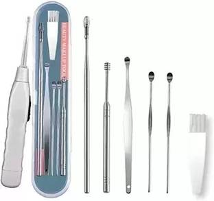 Noviva Ear Wax Cleaner Ear Cleaning Tools kit Stick Set Spring Curette Earwax Remover