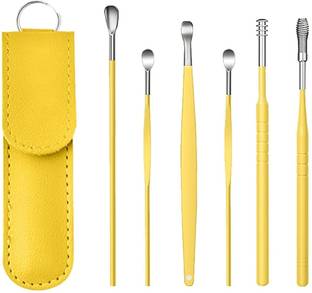 LOVHIDE Resuable Ear Wax Cleaner | Steel Ear Cleansing Tool | Spiral Ear Curette Tool