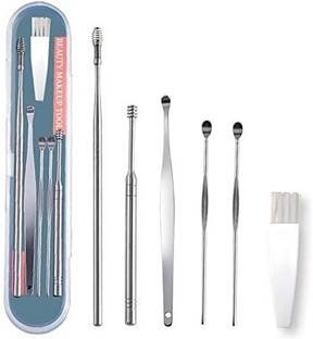 kayru 6 Pieces Ear Wax Removal Smooth Stainless Steel Kit, Ear Curette Safety Cleaner