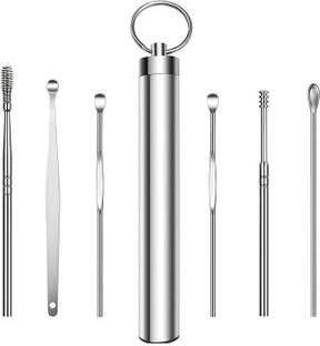 SAVORBIT 6 in 1 Ear Wax Cleaner Set, Ear Wax Remover Stainless Steel Tool Kit