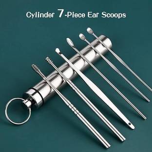 SCABIOSA Ear Wax Cleaner Set, Ear Wax Remover Stainless Steel Tool Kit