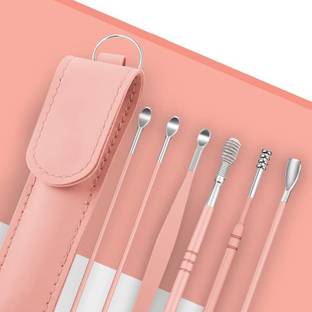Kinemo Enterprise ProCare 6-in-1 Ear Wax Removal Kit with Leather Pouch