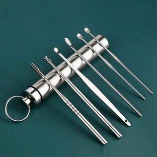 SCABIOSA Ear Wax Cleaner Set, Ear Wax Remover Stainless Steel Tool Kit