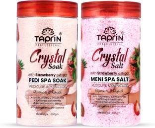 taprin Pedi spa Soak & Meni spa salt with Strawberry extract (600+900)g