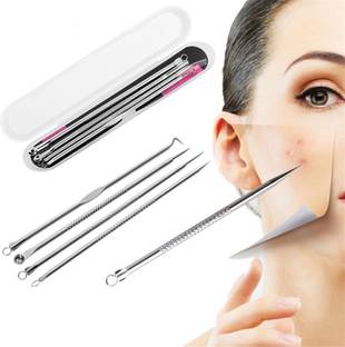 Facejewel Blackhead Remover Tool Kit,4 Pieces Removal Acne Needle Pimple
