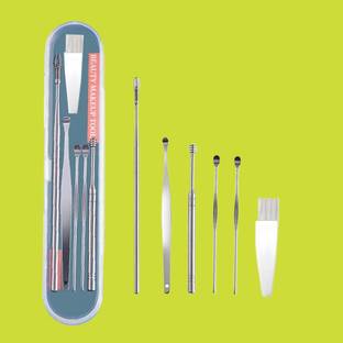 BZILO Stainless Steel Ear Wax Remover Tool Kit And a Storage Box Ear Wax Removal K_46