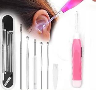 SCABIOSA Ear Wax Cleaner Reusable Ear Cleaner Tool Set With Earpick