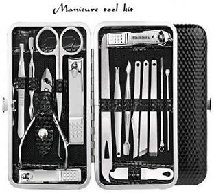 HINSHITSHU Premium Quality Manicure Tool Kit 16 in 1 Nail Cutter ,Utility Tools
