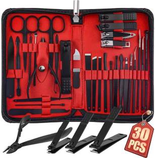 vnz 30pcs Manicure Set | Professional Pedicure Kit | Stainless Steel Nail Care Tools