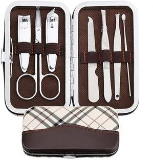 mapperz Manicure kit Pedicure kit 7 in 1 Manicure set Professional Stainless Steel Nail Clipper Kit Finger Plier Nails art Pedicure Toe Nail Tools Set-Specially Design for Kids - Multicolor