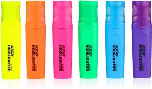 GXIN Highlighter Pen, Aesthetic Highlighter Marker, Water Based, Quick Dry, No Bleed