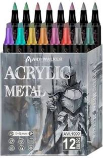 ART WALKER Acrylic Marker Medium Point Tip Art Markers