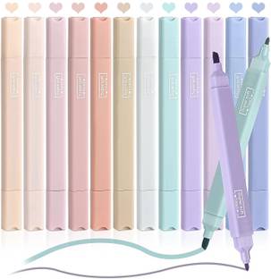 SHOPOGENIX Aesthetic Cute Pastel Bible Highlighters Pen
