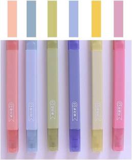 HIYARAM Aesthetic Cute Highlighters Double Ended Mild Assorted Colors Pastel Highlighter