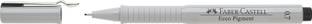 FABER-CASTELL Fibre-Tip Pen Ecco Pigment 0.7 Black – Pack