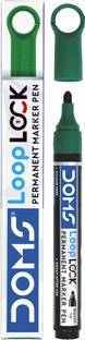 DOMS LOOP LOCK P/MARKER PEN GREEN