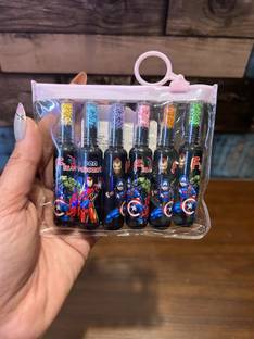 Sannu Avenger Theme Bottle Shape Pastel Highlighters Chisel Tip Fine Grip