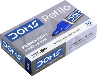 DOMS REFILO PERMANENT MARKER PEN BLUE