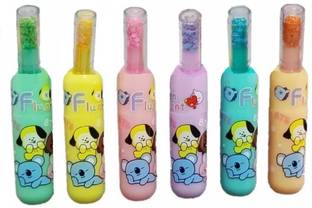 TOYVISION BTS BT21 Bottle Theme Markers/Highlighters Pens, Random Design and Colors