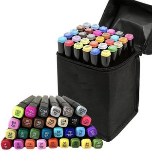 Corslet 30Pc Alcohol Markers Set Colour Marker Pen Art Markers Dual Tip Brush and Chisel
