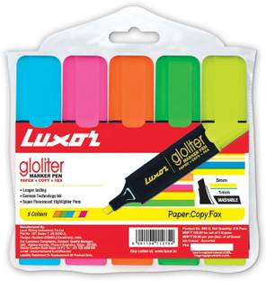 LUXOR Chisel Tip Highlighter