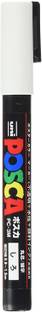 Uni Posca Fine Marker, White (PC3M.1)