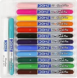 DOMS Majestic Basket Super Soft Artist Brush Pens Set Alongwith Canson Montval 5 Sheets
