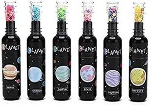 Bhive Space Theme Bottle Shape Highlighters | Set Of 6