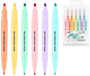 DGSELL CREATOINS DGSELL CREATIONS Double Head Pastel Highlighter Markers for school and office