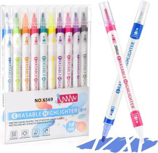 53 Arts 6PCS Erasable Highlighters Double Head