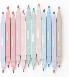 Onlysale Aesthetic Cute Highlighter Pen, Bible Highlighters and Pens No Bleed