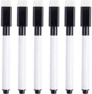 Kandle Black Magnetic Whiteboard Pen Erasable Marker Office Stationery Supplies Sketch Pad