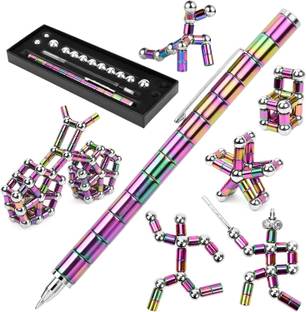 SMARTYWOMEN Toy Pen, Decompression Magnetic Metal Pen, Eliminate Pressure Fidget Gadgets