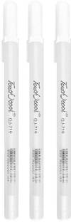 लाइक इट Artists 0.8mm White Highlight Gel Pen for Hand Paint Design & Black Paper