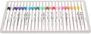 FLOSTRAIN Acrylic Pens, Widely Used Waterproof Acrylic Paint Markers for Glass (24 Colors)