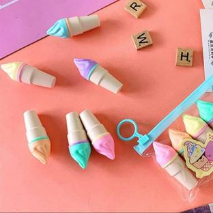 Saanwara Creations Ice cream cone Shape Mini Highlighter for Kids