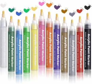 PATHOS INDIA Permanent Acrylic paint Marker for Art Painting