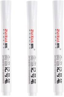 Like it 3pcs Waterproof White Permanent Paint Pen Oily Ceramic Tire Marker Pen