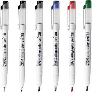 Zig CALLIGRAPHY PEN OBLIQUE Tip 1mm,2mm,3mm For Professional and Beginners