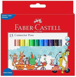 FABER-CASTELL 15 Connector Pens With 1N Super Connector