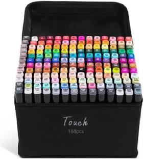 SYGA Graphic Marker Pen Set for Design Highlighting Underlining (168)