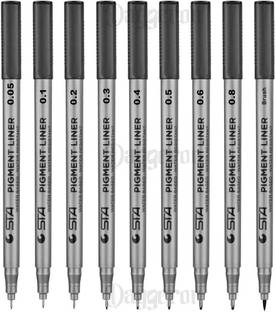 Daggeron Micro-Pen Fineliner, Pigment Liner Multiliner Pens Micro Fine Point Drawing Pens
