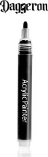 Daggeron Permanent Paint Marker Pen - Black Color - Water based ink, Write on any surface