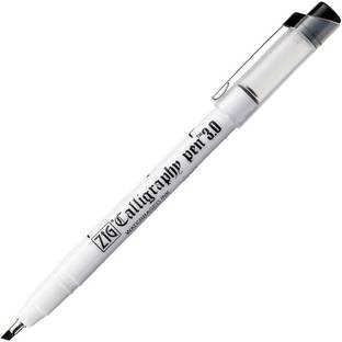 Zig KURETAKE CALLIGRAPHY PEN 3.0 OBLIQUE TIP BLACK Color