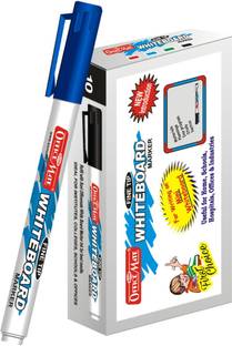 Soni Officemate Slim Whiteboard Marker - Pack of 10 Blue Color