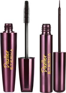Dazller Eterna Mascara with Herbals, 15g + Eyeliner with Herbals Waterproof, 7.5g 15 g