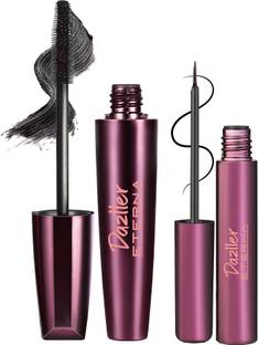 Dazller Eterna Mascara with Herbals, 15g + Eyeliner with Herbals Waterproof, 7.5g 15 g