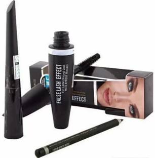 skynly 3 in 1 Eyeliner Mascara Eyebrow Pencil Set 10 g
